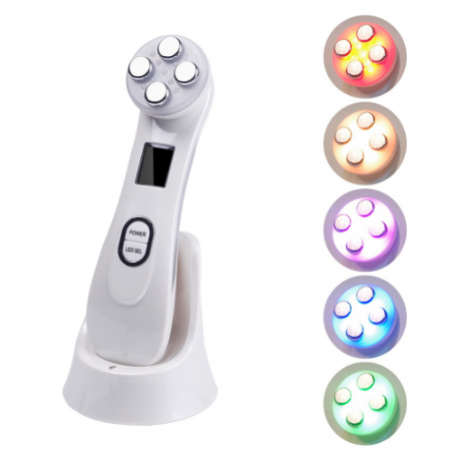 RF Radio Frequency LED Photon Face Lifting Tighten Wrinkle Removal Massager