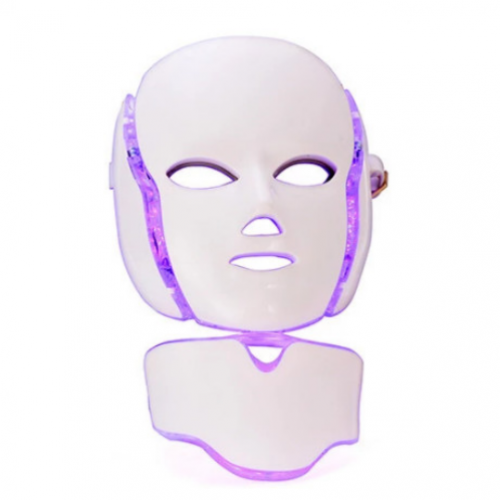 7 Colors Light Photon PDT Electric LED Beauty Facial Mask with neck