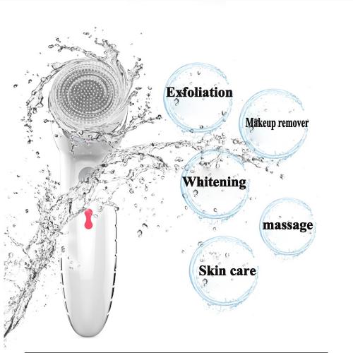 4 In 1 Electric wash facial Cleansing Brush USB face cleaning device 