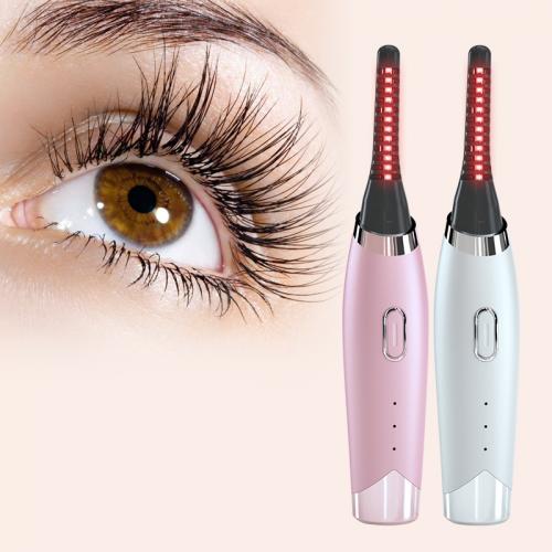 Eye Beauty Tools Pink Eye Lash Curling Electric Heated Eyelash Curler